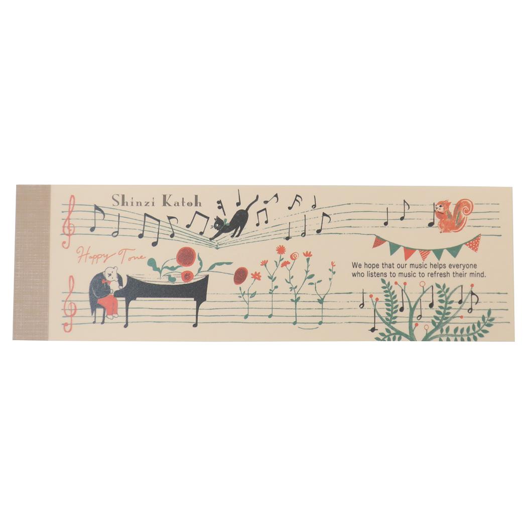 Happy Tone メモ帳 一筆メモ カノン 木野瀬印刷 おしゃれ 文具 かわいい グッズ メール便可 シネマコレクション