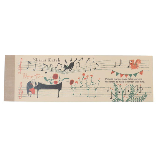 Happy Tone メモ帳 一筆メモ カノン 木野瀬印刷 おしゃれ 文具 かわいい グッズ メール便可 シネマコレクション