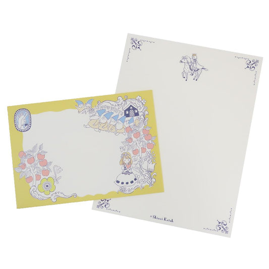 Shinzi Katoh シンジ カトウ 手紙セット レターセット グリム童話 白雪姫 2 木野瀬印刷 便箋＆封筒 かわいい グッズ メール便可 シネマコレクション