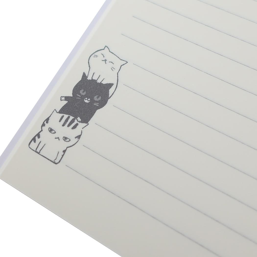 キャットヒル 横罫ノート ノートB6 ピンク 木野瀬印刷 文具 かわいい グッズ メール便可 シネマコレクション