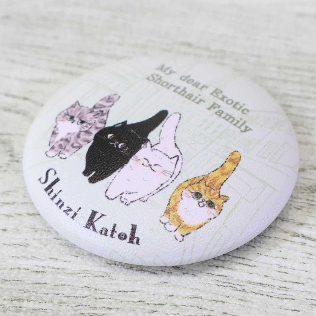 Shinzi Katoh シンジ カトウ カンバッジ ぷにぷに缶バッジ paris 木野瀬印刷 コレクション雑貨 かわいい グッズ メール便可 シネマコレクション