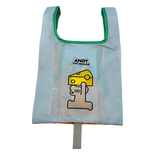 ねずみのANDY ショッピングバッグ エコバッグSサイズ アンディ ロータスウイング お買い物かばん キャラクター グッズ メール便可 シネマコレクション