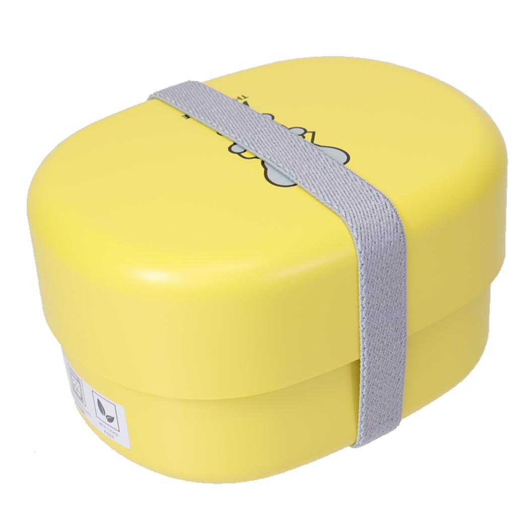 ねずみのANDY お弁当箱 オーバルランチボックス イエロー YE アンディ ロータスウイング 日本製 キャラクター グッズ シネマコレクション