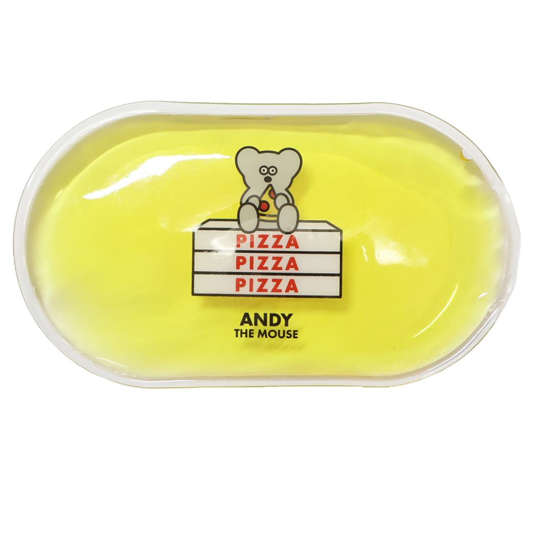ねずみのANDY ランチ雑貨 保冷剤 イエロー YE アンディ ロータスウイング お弁当畜冷材 キャラクター グッズ メール便可 シネマコレクション