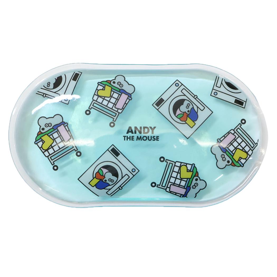 ねずみのANDY ランチ雑貨 保冷剤 ブルー BL アンディ ロータスウイング お弁当畜冷材 キャラクター グッズ メール便可 シネマコレクション