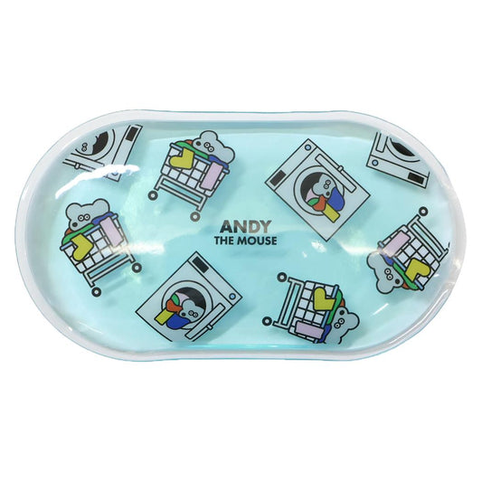 ねずみのANDY ランチ雑貨 保冷剤 ブルー BL アンディ ロータスウイング お弁当畜冷材 キャラクター グッズ メール便可 シネマコレクション