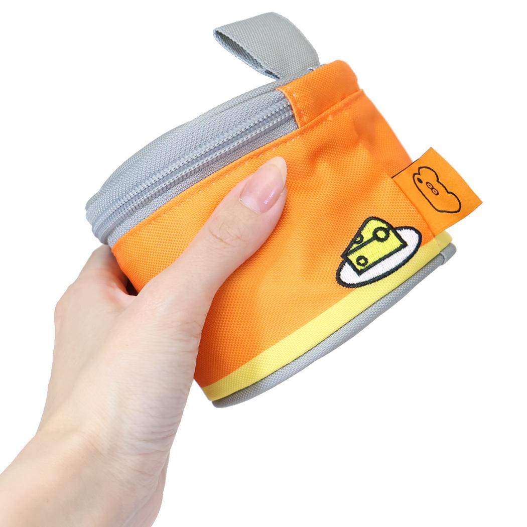 ねずみのANDY ランチグッズ 缶詰風おにぎりポーチ オレンジ OR アンディ ロータスウイング 新学期準備 キャラクター グッズ シネマコレクション