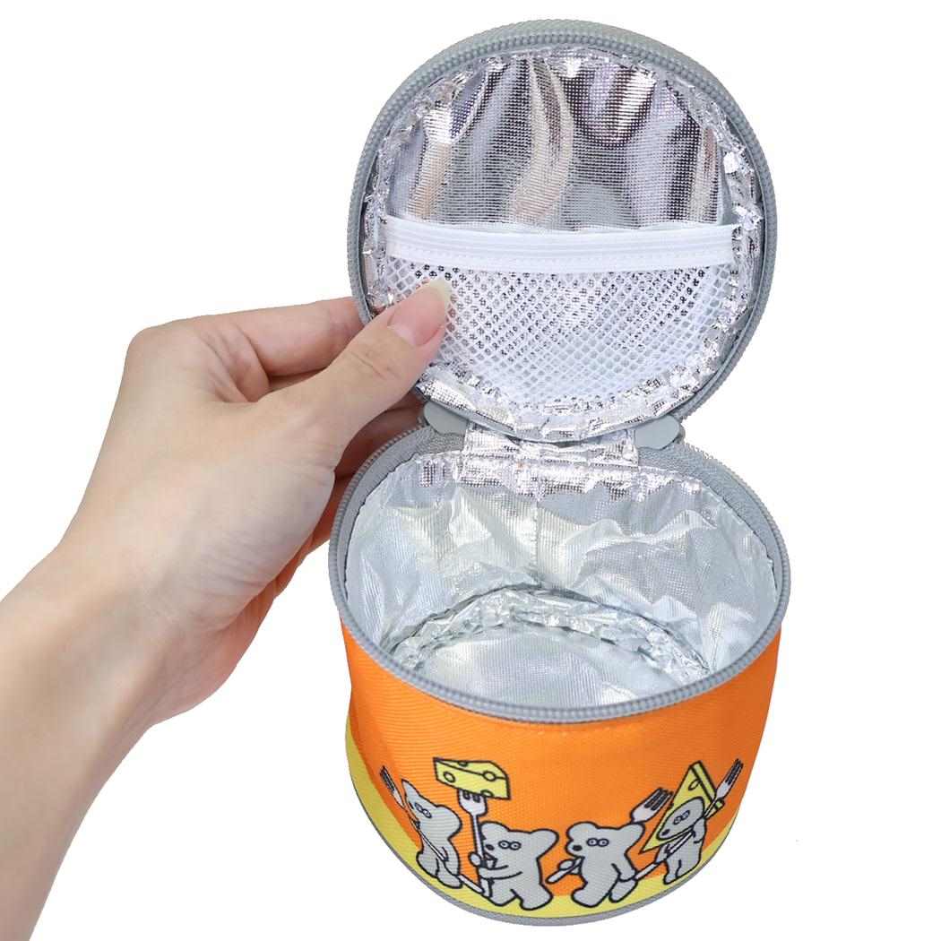 ねずみのANDY ランチグッズ 缶詰風おにぎりポーチ オレンジ OR アンディ ロータスウイング 新学期準備 キャラクター グッズ シネマコレクション