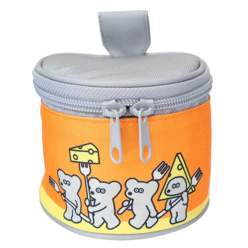 ねずみのANDY ランチグッズ 缶詰風おにぎりポーチ オレンジ OR アンディ ロータスウイング 新学期準備 キャラクター グッズ シネマコレクション