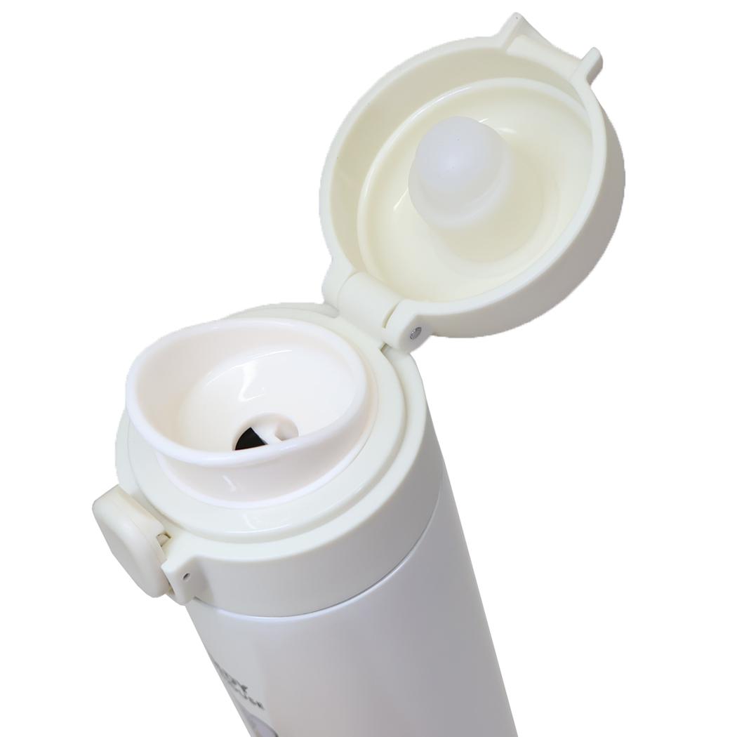 ねずみのANDY 保温保冷水筒 ワンタッチステンレスボトル 450ml アイボリー IV アンディ ロータスウイング 新学期準備 キャラクター グッズ シネマコレクション