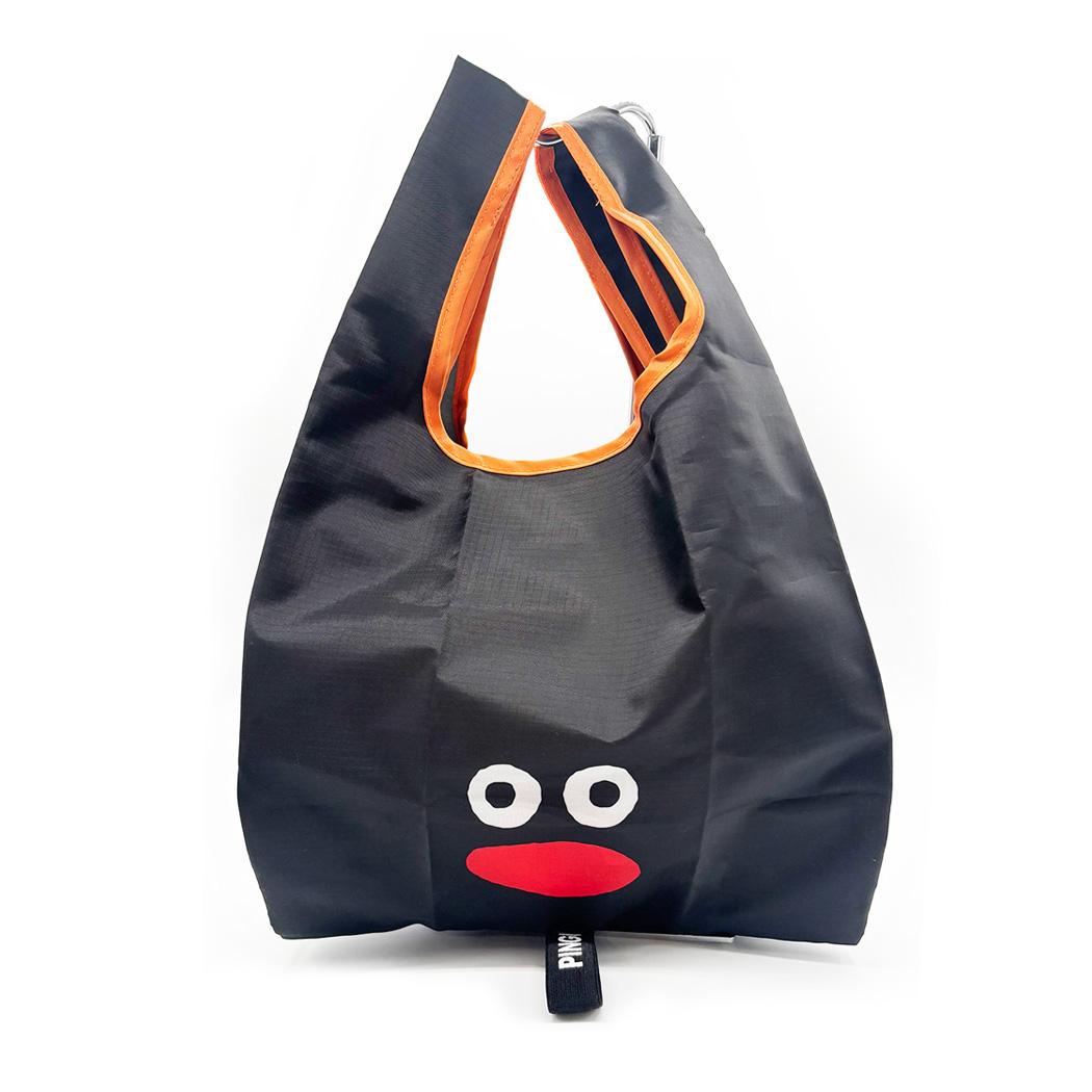 PINGUx松本セイジ ショッピングバッグ エコバッグSサイズ BK ロータスウイング お買い物かばん キャラクター グッズ メール便可 シネマコレクション