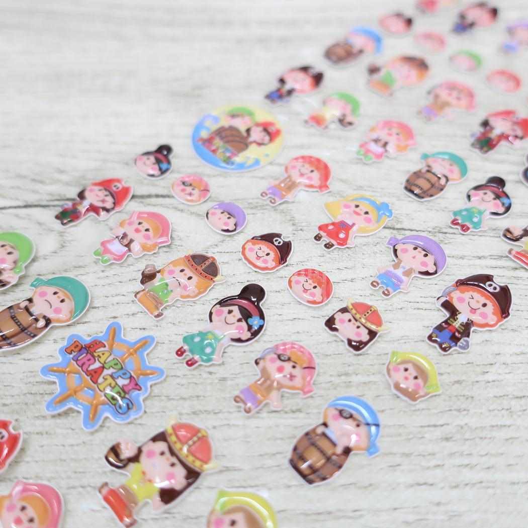 シールシート キラリンポップシール 海賊 尾上萬 スマホデコ デコシール グッズ メール便可 シネマコレクション