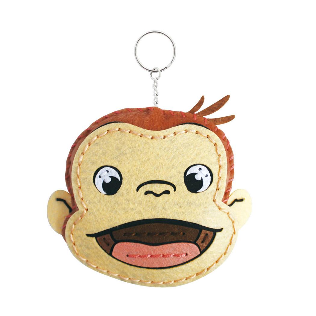 おさるのジョージ 手芸用品 はじめてのソーイングキット キーホルダーシリーズ 尾上萬 ハンドメイド 裁縫 絵本キャラクター グッズ メール便可 シネマコレクション