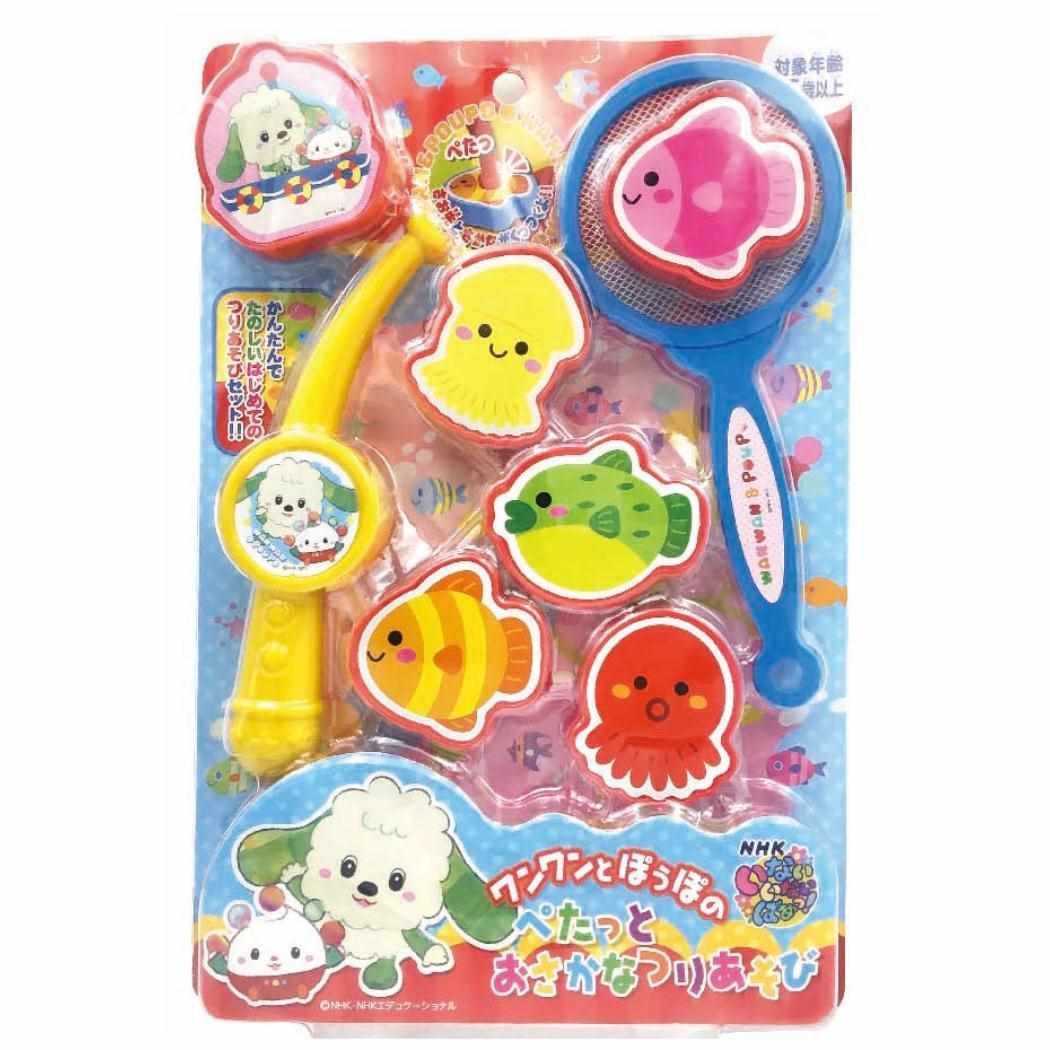 いないいないばあっ おもちゃ ワンワンとぽっぽのぺたっとおさかなつりあそび 尾上萬 玩具 屋内遊び キャラクター グッズ シネマコレクション