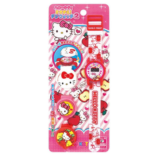 ハローキティ 子供用腕時計 きせかえ！デジウォッチ 2 サンリオ 尾上萬 デジタル腕時計 キャラクター グッズ シネマコレクション