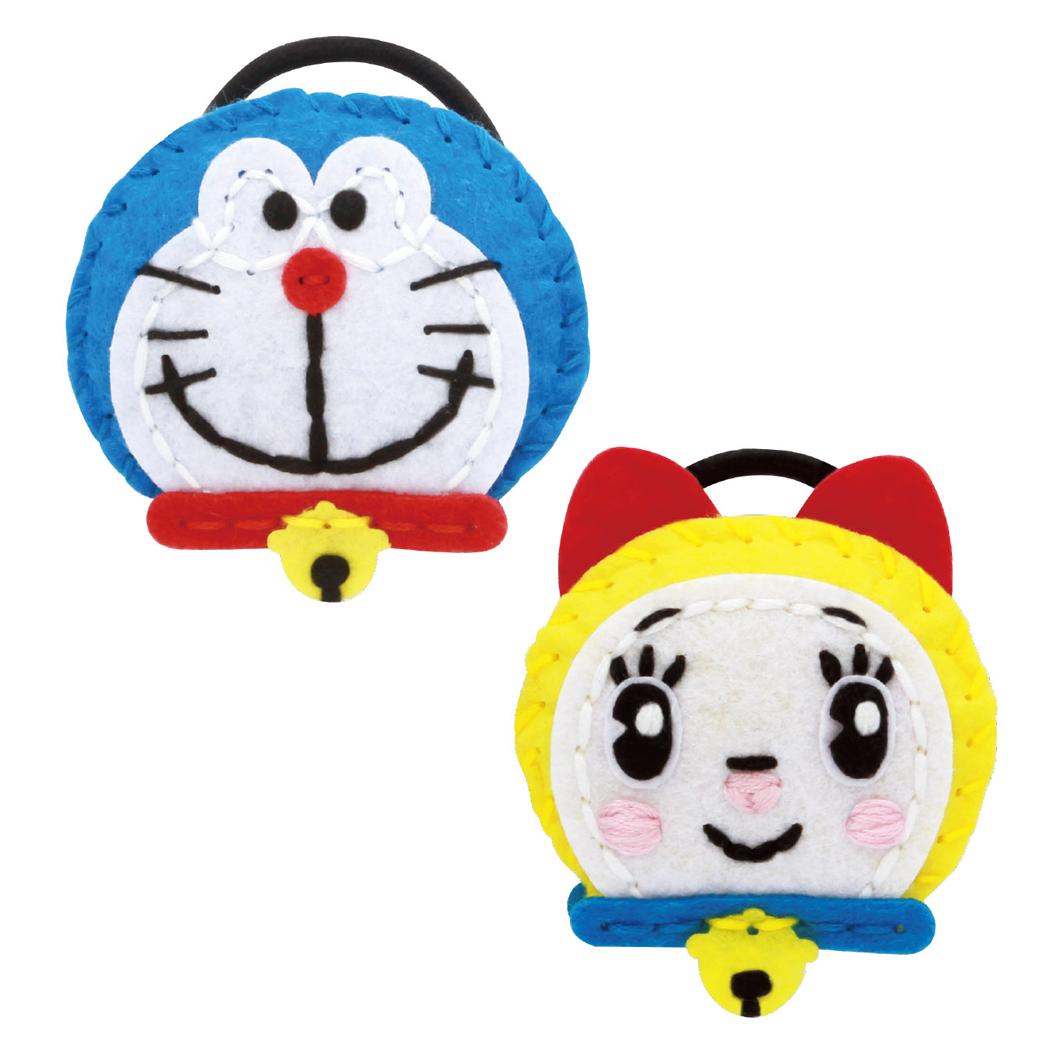 アイムドラえもん 手芸用品 はじめてのソーイングキット ヘアゴムシリーズ ドラえもん＆ドラミ サンリオ 尾上萬 ハンドメイド 裁縫 アニメキャラクター グッズ メール便可 シネマコレクション