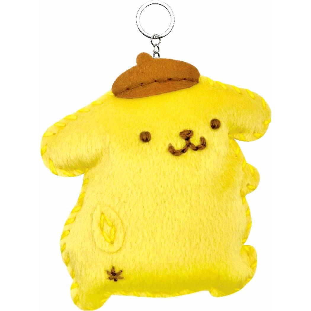 ポムポムプリン 手芸用品 はじめてのソーイングキット キーホルダーシリーズ ふりむき サンリオ 尾上萬 ハンドメイド 裁縫 キャラクター グッズ メール便可 シネマコレクション