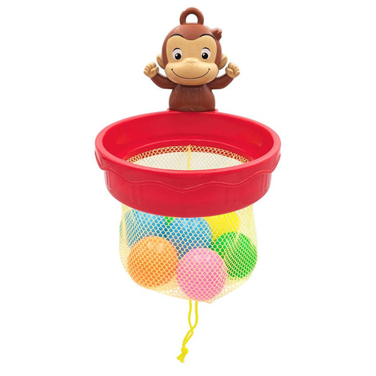 おさるのジョージ おもちゃ どこでもたまいれ 尾上萬 玩具 屋内遊び 絵本キャラクター グッズ シネマコレクション