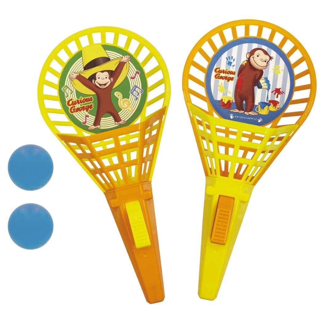 おさるのジョージ おもちゃ ポン デ キャッチ 尾上萬 玩具 外遊び 絵本キャラクター グッズ シネマコレクション