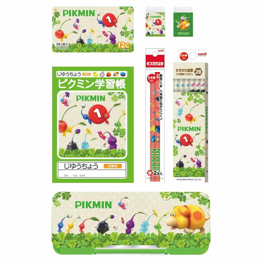 ピクミン 文房具セット 文具6点セット 三菱鉛筆 新学期準備文具 キャラクター グッズ シネマコレクション