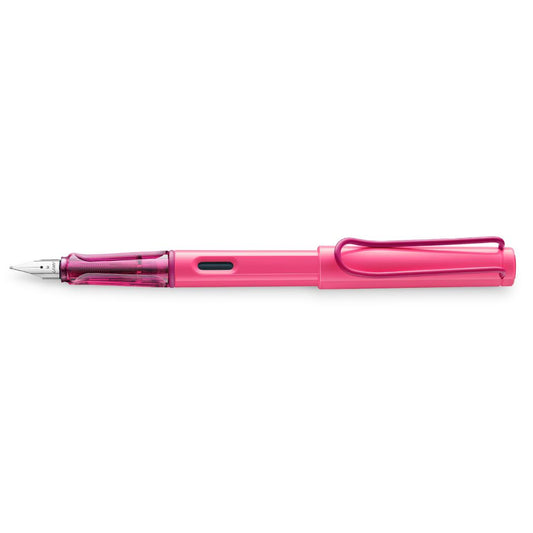 LAMY safari ラミー サファリ 万年筆 LAFP サファリF 細字 ネオンピンク 三菱鉛筆