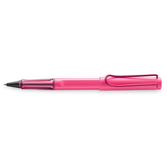 LAMY safari ラミー サファリ ボールペン LARB サファリＭ 水性 黒 ネオンピンク 三菱鉛筆