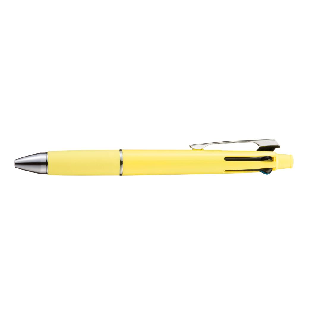 シャープペン＆黒赤青緑4色ボールペン JETSTREAM 4＆1 25年新色 0.5mm クリームイエロー 三菱鉛筆 新学期準備文具 事務用品 グッズ メール便可 シネマコレクション