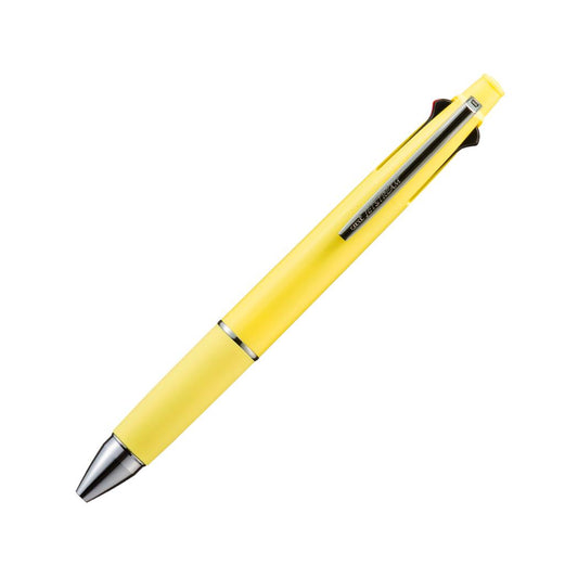 シャープペン＆黒赤青緑4色ボールペン JETSTREAM 4＆1 25年新色 0.5mm クリームイエロー 三菱鉛筆 新学期準備文具 事務用品 グッズ メール便可 シネマコレクション