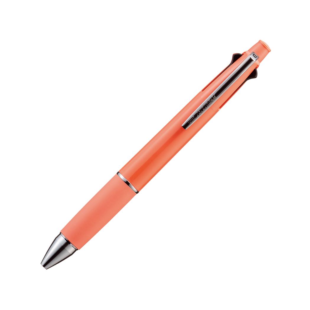シャープペン＆黒赤青緑4色ボールペン JETSTREAM 4＆1 25年新色 0.5mm コーラルオレンジ 三菱鉛筆 新学期準備文具 事務用品 グッズ メール便可 シネマコレクション