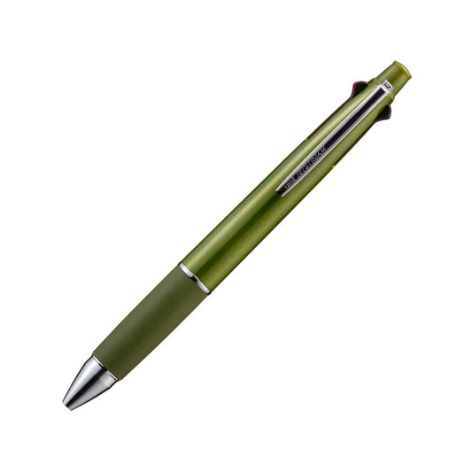 シャープペン＆黒赤青緑4色ボールペン JETSTREAM 4＆1 25年新色 0.5mm オリーブグリーン 三菱鉛筆 新学期準備文具 事務用品 グッズ メール便可 シネマコレクション