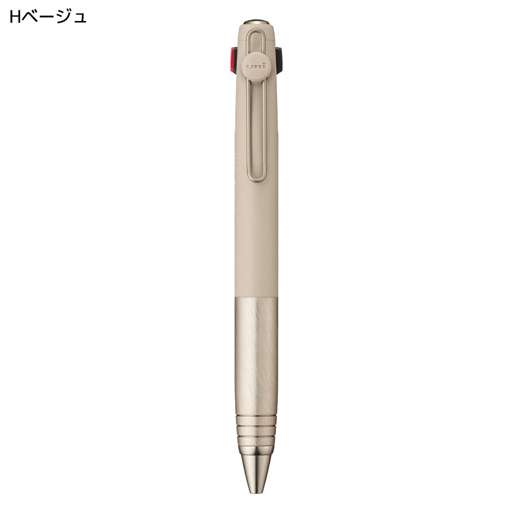 黒赤青3色ボールペン uniball ZENTO 3 0.5mm ユニボール ゼント 3色ボールペン フローモデル Hベージュ 三菱鉛筆