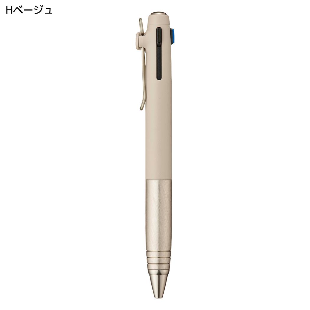 黒赤青3色ボールペン uniball ZENTO 3 0.5mm ユニボール ゼント 3色ボールペン フローモデル Hベージュ 三菱鉛筆
