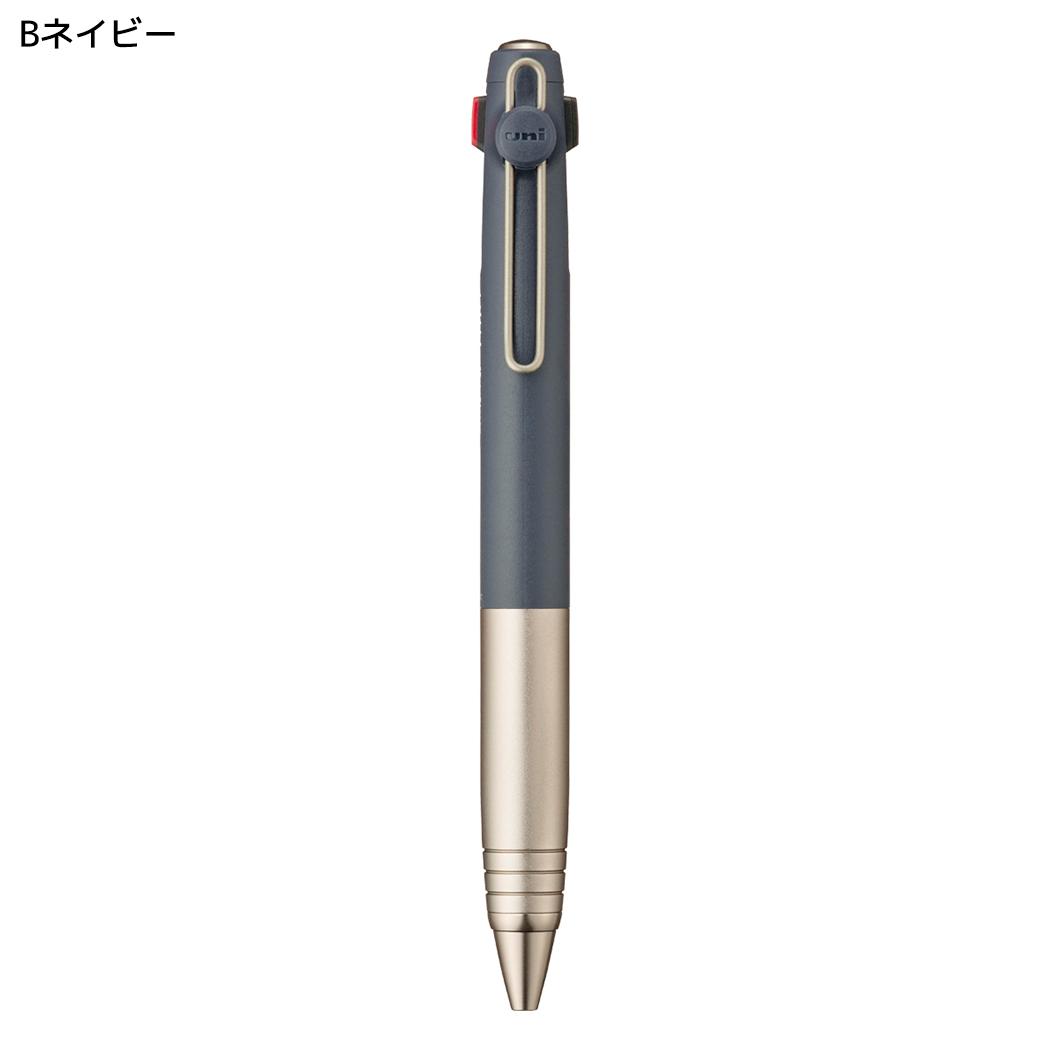 黒赤青3色ボールペン uniball ZENTO 3 0.38mm ユニボール ゼント 3色ボールペン フローモデル Bネイビー 三菱鉛筆