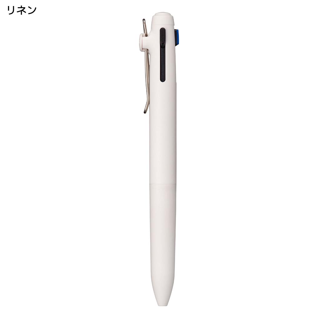 黒赤青3色ボールペン uniball ZENTO 3 0.38mm ユニボール ゼント 3色ボールペン スタンダードモデル リネン 三菱鉛筆