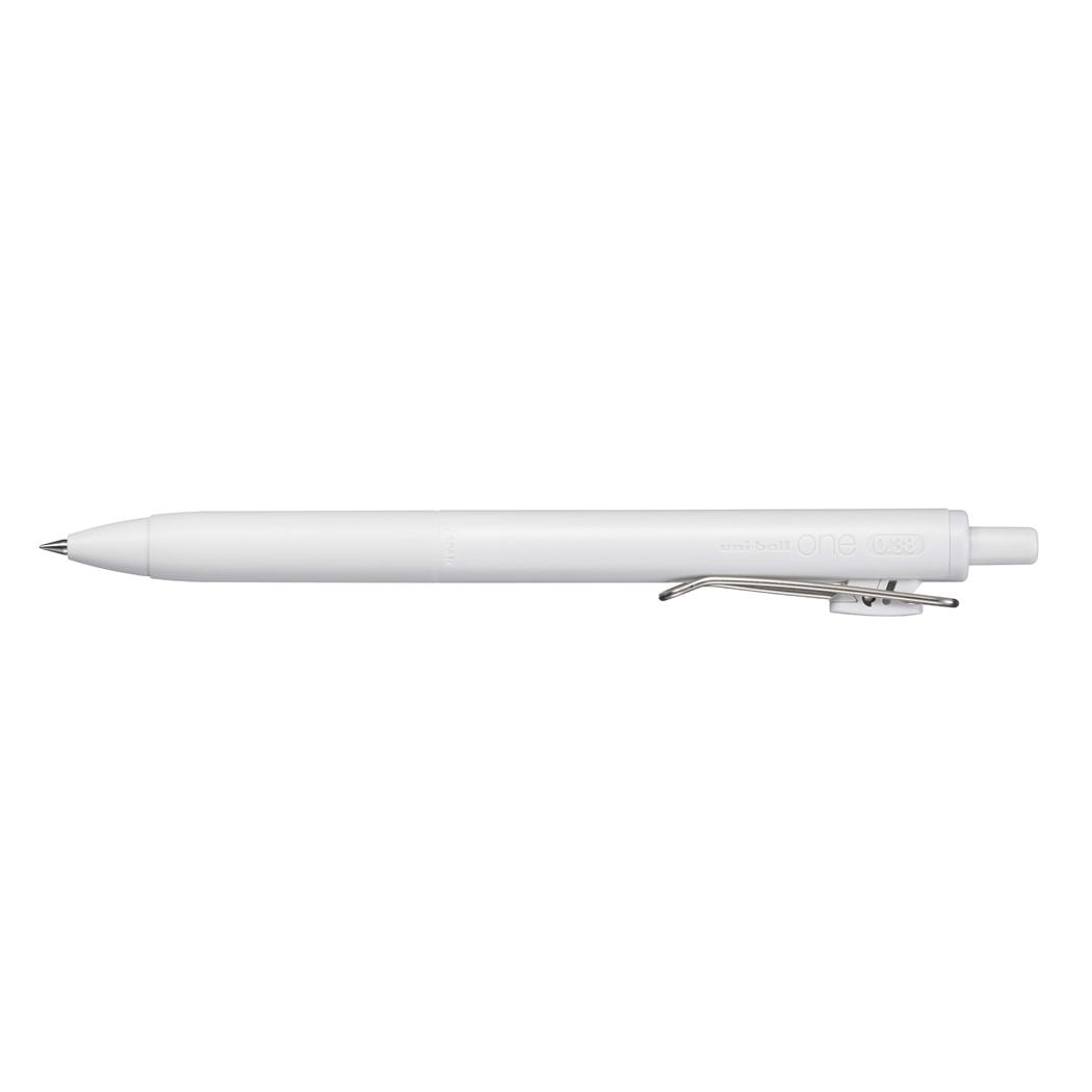 ボールペン ゲルインクボールペン ユニボールワン 0.38mm クリエイティブカラー 白 三菱鉛筆 新学期準備文具 事務用品 グッズ メール便可 シネマコレクション