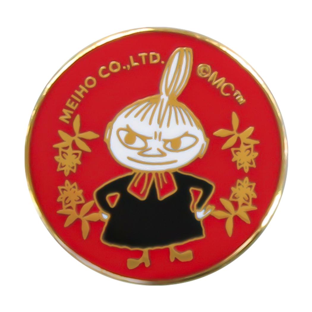 ムーミン カー用品 ナンバーボルトキャップ リトルミイ 北欧 三金商事 MEIHO ボルトカバー キャラクター グッズ メール便可 シネマコレクション
