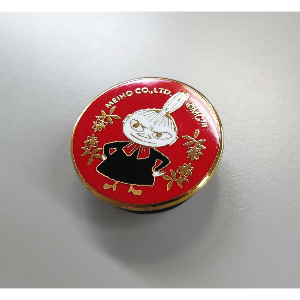 ムーミン カー用品 ナンバーボルトキャップ リトルミイ 北欧 三金商事 MEIHO ボルトカバー キャラクター グッズ メール便可 シネマコレクション