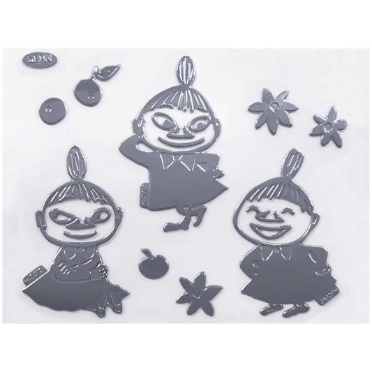 ムーミン ビッグステッカー エンブレムステッカー ラージ リトルミイ 北欧 三金商事 MEIHO カー用品 キャラクター グッズ メール便可 シネマコレクション
