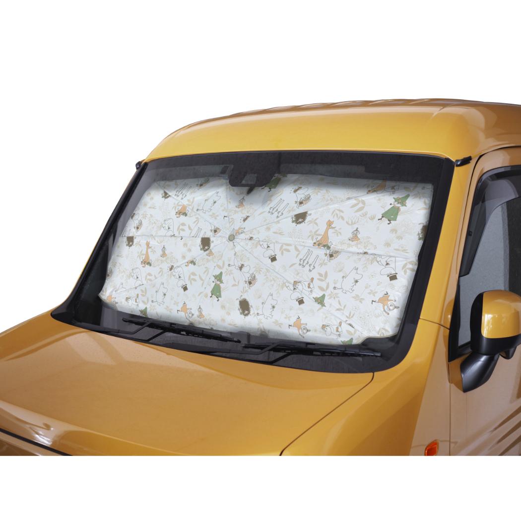 ムーミン カー用品 3WAYカーシェード 北欧 三金商事 MEIHO 車用サンシェード キャラクター グッズ シネマコレクション