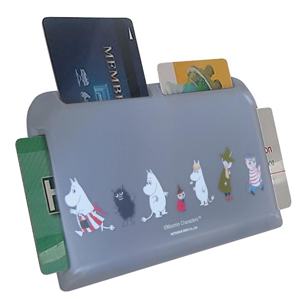 ムーミン 車内インテリア マルチカードポケット 北欧 三金商事 MEIHO カード収納 カー用品 キャラクター グッズ メール便可 シネマコレクション