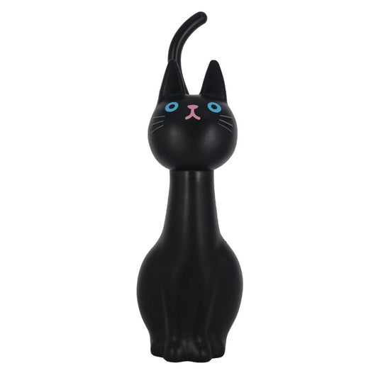 トイレ用品 ねこのトイレブラシ クロ ねこ 三金商事 MEIHO ブラシ付き かわいい グッズ シネマコレクション