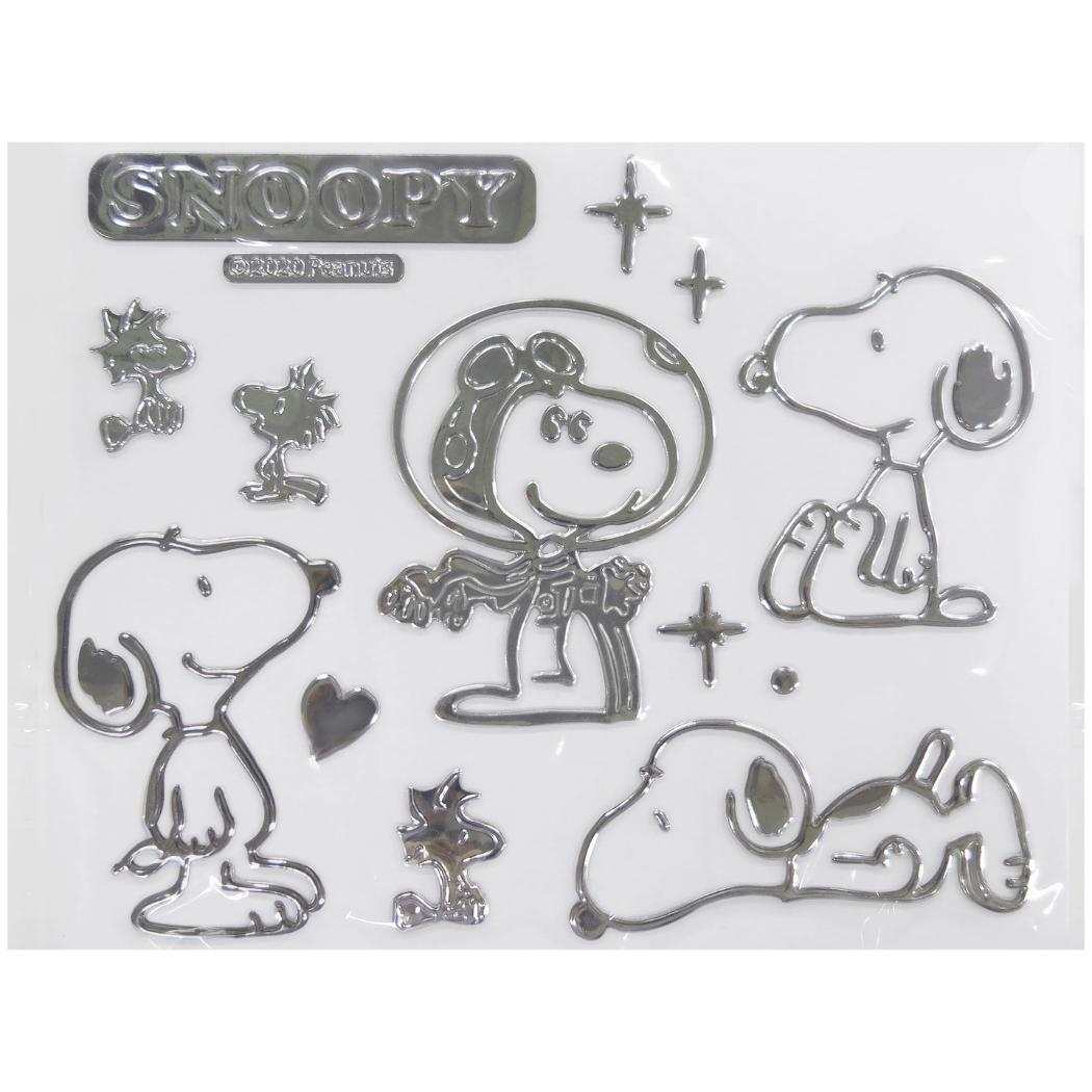 スヌーピー ビッグステッカー エンブレムステッカーラージ ポーズ ピーナッツ 三金商事 MEIHO カー用品 キャラクター グッズ メール便可 シネマコレクション