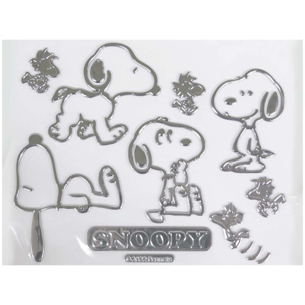 スヌーピー ビッグステッカー エンブレムステッカーラージ H ピーナッツ 三金商事 MEIHO カー用品 キャラクター グッズ メール便可 シネマコレクション