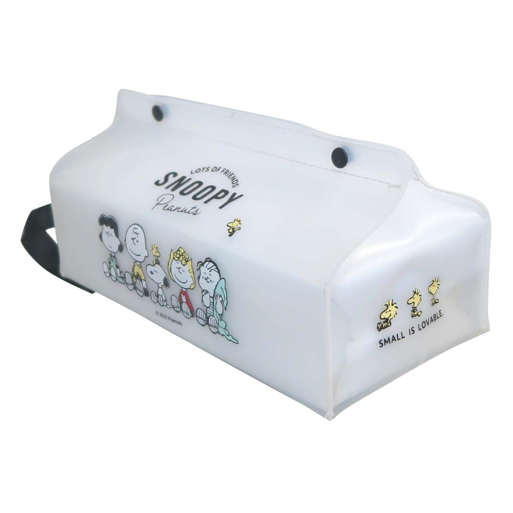 スヌーピー ティッシュカバー ミルキーティッシュケース ピーナッツ 三金商事 MEIHO カー用品 キャラクター グッズ メール便可 シネマコレクション