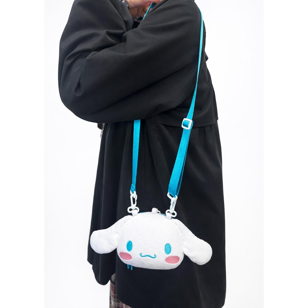 スイマーxサンリオキャラクターズ ショルダーバッグ アイマスククッション シナモロール ヘアゴム付き SWIMMER 三金商事
