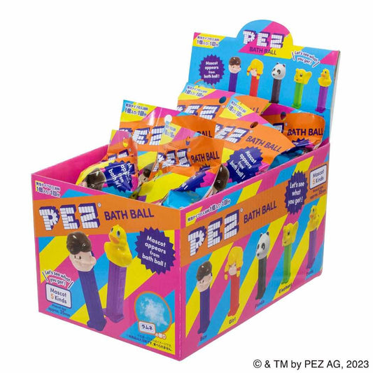PEZ 入浴剤 バスボール 12個入セット マルカ株式会社 子供とお風呂 おもしろ雑貨 まとめ買い キャラクター グッズ シネマコレクション