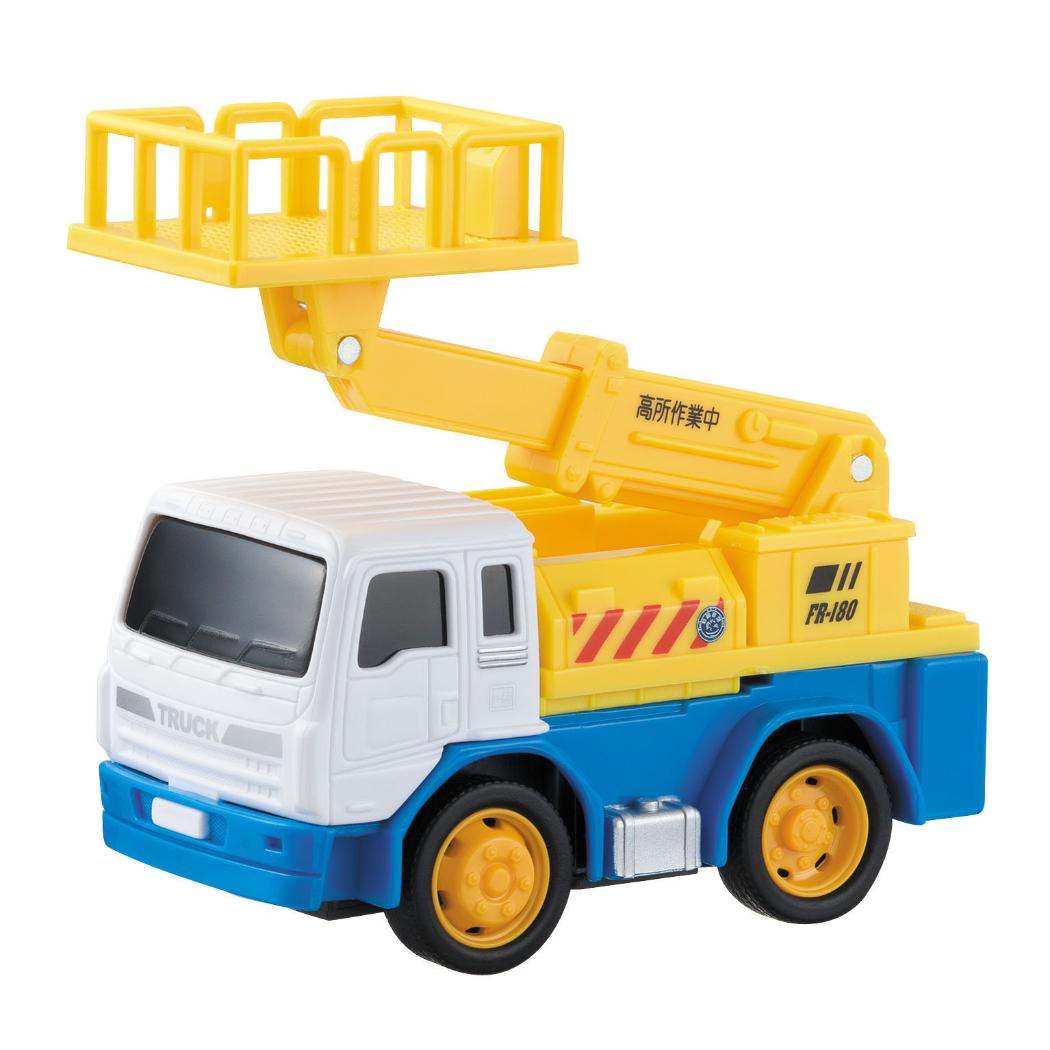 ドライブタウン おもちゃ プルバックカー NO.41 高所作業車 自動車 マルカ株式会社 ミニカー くるま のりもの グッズ シネマコレクション