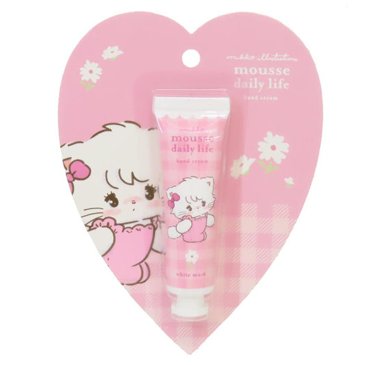 mikko illustrations コスメ雑貨 ハンドクリーム ホワイトムスクの香り ムース マルカ プレゼント キャラクター グッズ メール便可 シネマコレクション