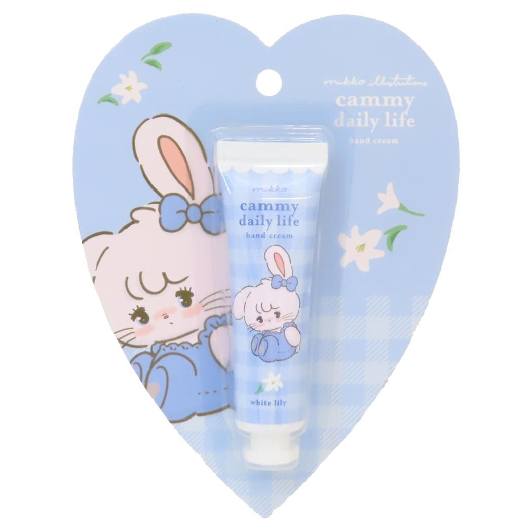 mikko illustrations コスメ雑貨 ハンドクリーム ホワイトリリーの香り キャミ― マルカ プレゼント キャラクター グッズ メール便可 シネマコレクション