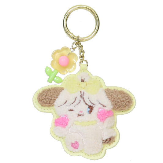 mikko illustrations キーリング ワッペンキーホルダー スフレ マルカ プレゼント キャラクター グッズ メール便可 シネマコレクション
